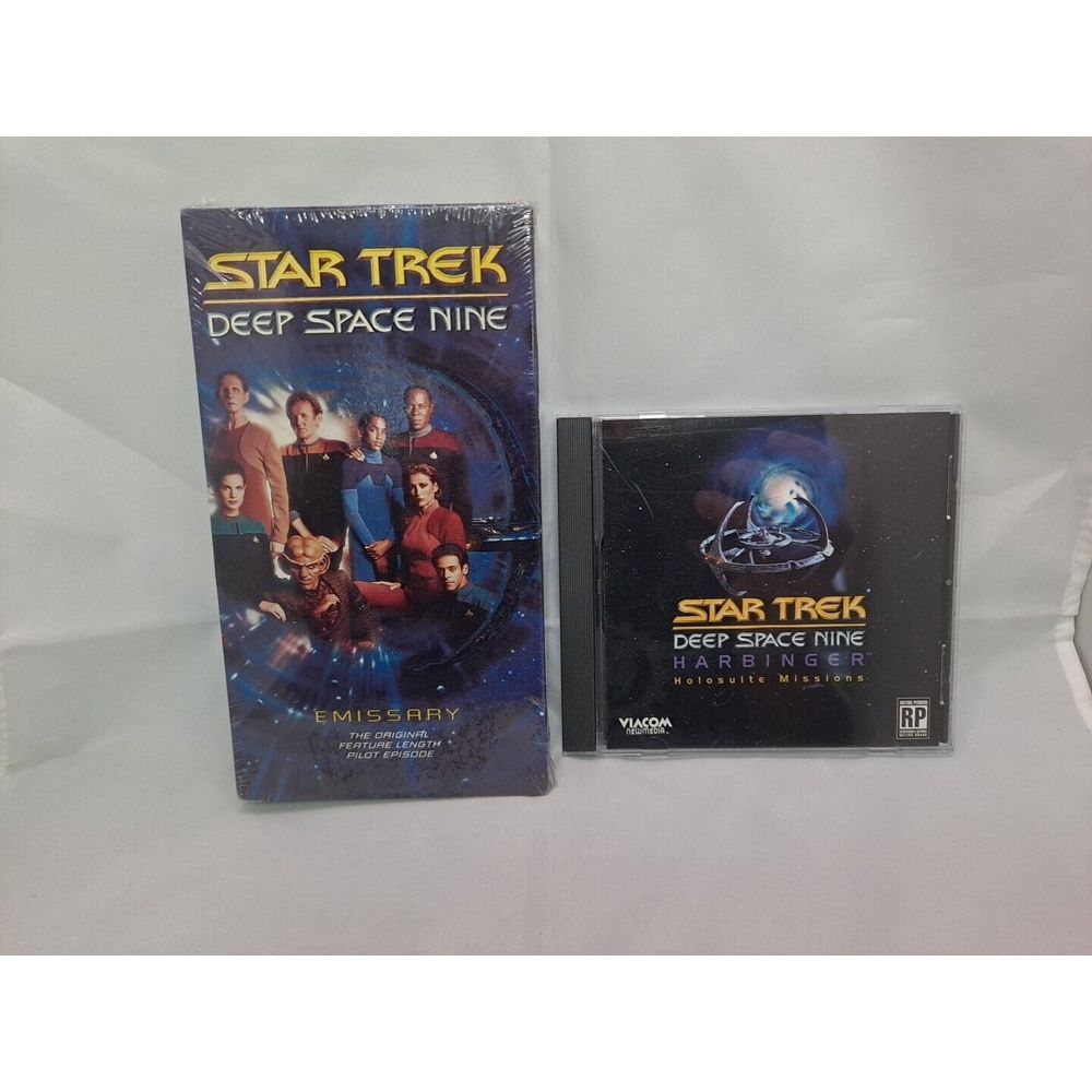 Star Trek: Deep Space Nine/ Pilot- Emissary -Sealed VHS/ CD Rom Game‎ Harbinger